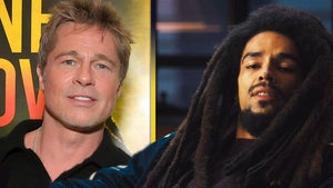 Brad Pitt Steps Out for 'Bob Marley: One Love' Premiere