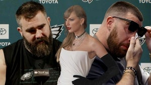 How Jason and Travis Kelce Subtly Referenced Taylor Swift at Jason's NFL Retirement