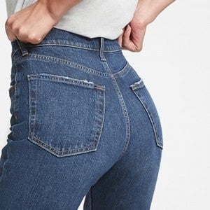 TikTok Gap High Rise Cheeky Straight Jeans