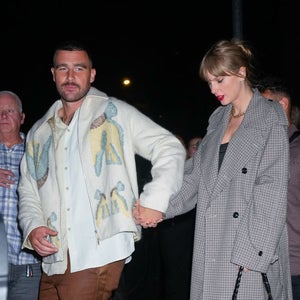 Travis and Taylor attend the 'SNL' after party in October 2023