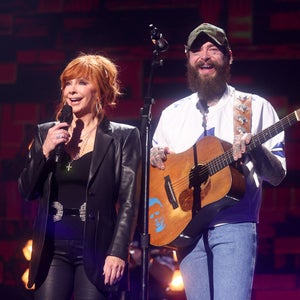 Reba McEntire and Post Malone perform onstage at the 59th Academy of Country Music Awards from Ford Center at The Star on May 16, 2024 in Frisco, Texas.