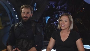 'Avengers: Infinity War': Scarlett Johansson and Chris Evans (FULL INTERVIEW)