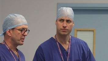 Prince William Rocks Scrubs to Watch Robotic Surgeries -- See the Video!