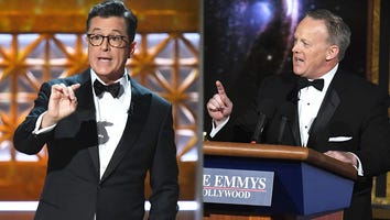 Emmys 2017: Sean Spicer Makes Shocking Cameo During Stephen Colbert's Politically-Charged Monologue