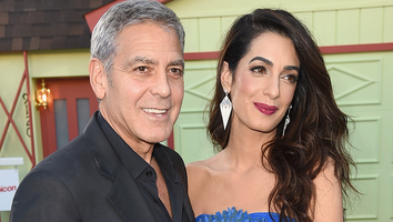George and Amal Clooney Give Plane Passengers Headphones While Flying With Twins -- See Their Sweet Note!