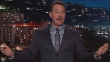 Chris Pratt Fills in for Jimmy Kimmel and Does the 'Dirty Dancing' Lift With Chris Stapleton!