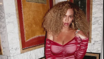 Beyonce Looks Incredible in Sheer Red Dress 10 Weeks After Giving Birth to Twins!