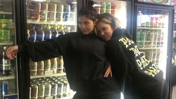 Kylie Jenner Addresses 'Baby Bump' Pics as She Heads Out on Junk Food-Filled Road Trip With Sisters