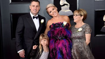 Pink Stuns With Her Family Ahead of the GRAMMYs -- But Her Son Jameson Isn't Happy