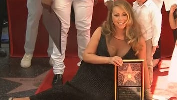 Mariah Carey Wears Louboutins to Put Hands and Feet in Cement at TCL Chinese Theater (Exclusive)