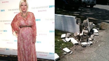 NEW PHOTO: Tori Spelling Crash Site