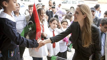 Angelina Jolie's Humanitarian Visit to Libya