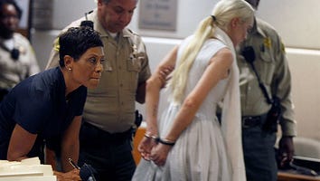 Lindsay Lohan Handcuffed After Probation Revoked