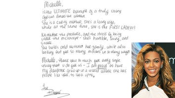 Beyonce's Handwritten Note to Michelle Obama