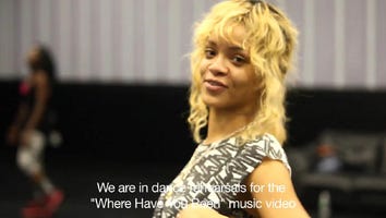 A Rare Look Inside Rihanna's Video Dance Rehearsal