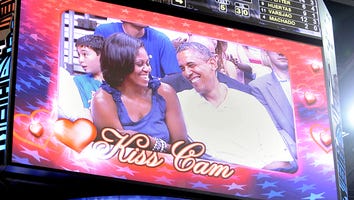 President & First Lady Caught on Kiss Cam