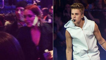 Lohan Attends Bieber Show Pre-Arrest