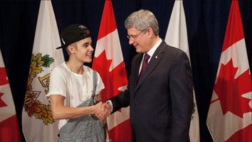 Bieber Defends Meeting Prime Minister in Overalls