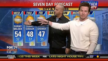 Mark Wahlberg Steps In as Philly Weatherman