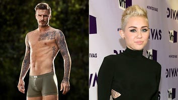 Buzzmakers: Beckham Strips & Miley Loves Her Hair