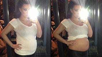 PIC: Kim K. Bares Baby Bump