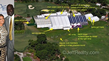 Check Out Michael Jordan's Huge Wedding Tent!