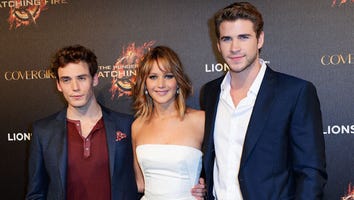 Jennifer Lawrence Almost Catches Fire