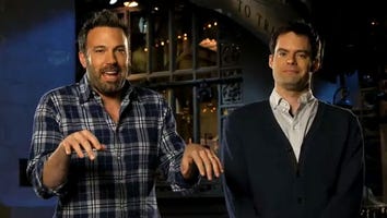 Affleck & Hader's 'SNL' Promo: The Beard Is Fake!