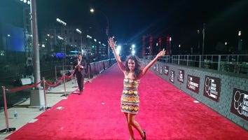 PICS: Rocsi on the VMAs Red Carpet