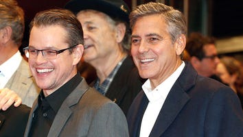 Clooney, Damon Visit the White House