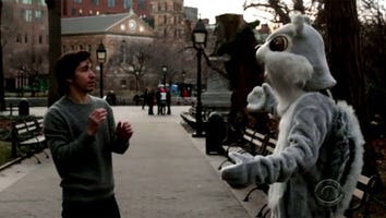 Justin Long Celebrates 'Squirrel Hug' Day