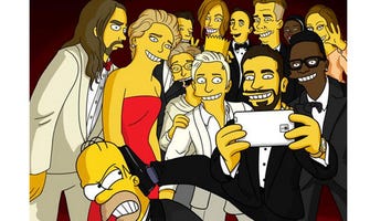 Homer Reveals 'Ugly Story' Behind Oscars Selfie