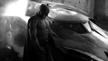 Ben Affleck's Batman and Batmobile Revealed!