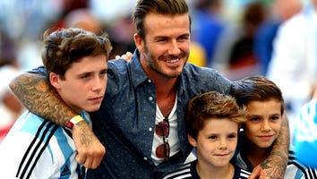 David Beckham and His Boys Win For Most Adorable at World Cup
