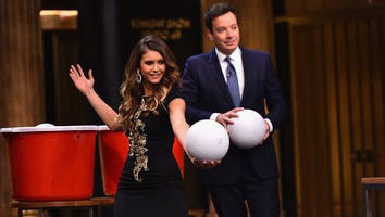 Nina Dobrev Is Pretty Good at Beer Pong