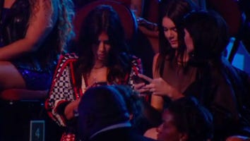 Were Kim Kardashian and the Jenner Sisters Really Texting During the Ferguson VMA Tribute?!