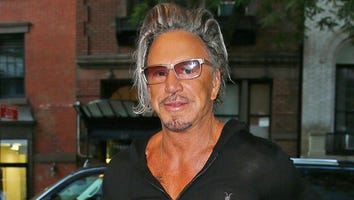Mickey Rourke Debuts Fabulous Hairpiece and Spray Tan