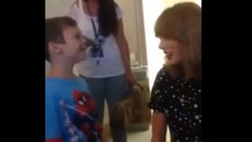 Taylor Swift Serenades An Adorable Young Cancer Patient at Children's Hospital