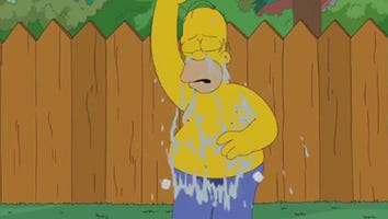 Homer Simpson Takes the ALS Ice Bucket Challenge