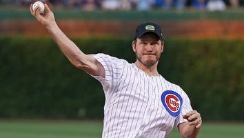 Chris Pratt Throws Out a Terribly Adorable First Pitch