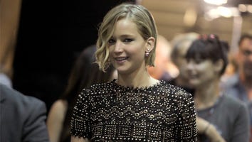 Jennifer Lawrence Supports Chris Martin at iHeartRadio Music Festival