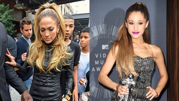 Jennifer Lopez Tries Out Ariana Grande's Signature 'Do
