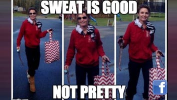 Sarah Palin Shares Her Sweaty Pictures For Free