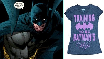This Batman T-Shirt for Girls Is Being Blasted as 'Sexist' and 'Misogynistic'