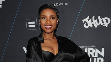 Jennifer Hudson Shows Off Bra in Half-Dress, Half-Robe
