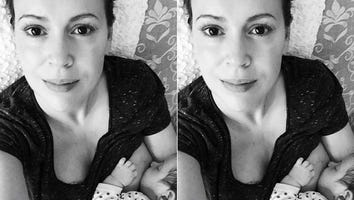 Alyssa Milano Reacts to Her Controversial Breastfeeding Selfie
