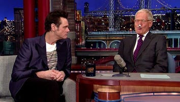 Jim Carrey Tests David Letterman for Ebola