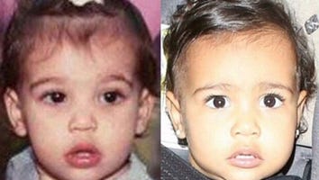 Kim Kardashian as a Baby Looks Just Like North West!