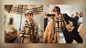 David and Victoria Beckham's Son Romeo Shows Off Dance Moves in Burberry Ads