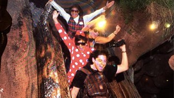 Kris Jenner Celebrates Birthday at Disneyland in a Onesie